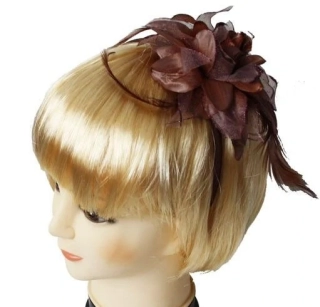 ČELENKA S KVĚTINOU* alá 30. léta, madam,