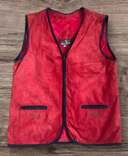 vesta kožená selský styl vel. M