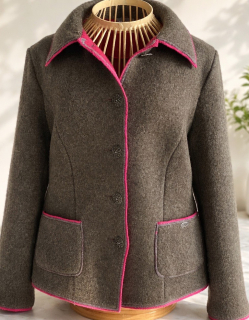 dámský vlněný kabátek vel. 40