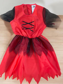 karnevalový kostým šaty ČERTICE, ČARODĚJNICE vel. 98