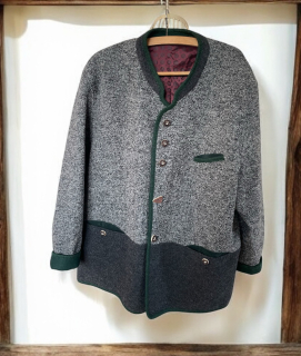 pánský kabátek vlněný selský styl vel. XXL