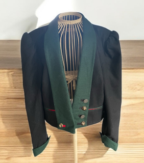 dámské vlněné sako, sáčko v selském stylu vel. 48