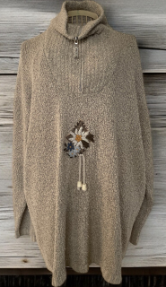 dámský svetr, mikina v dobovém stylu vel. XL/XXL