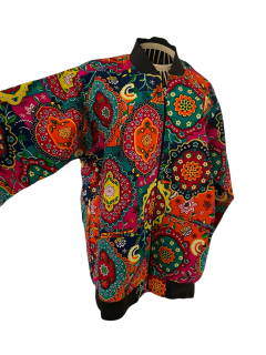 pestrá bavlněná bunda vel. XL