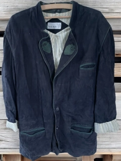 pánské kožené sako v seském stylu vel. XL