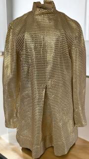 karnevalový kostým šaty zlaté vel. 38