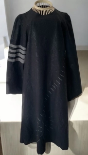 karnevalový kostým šaty, hábit ČARODĚJNICKÝ vel.38 