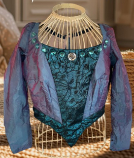 karnevalový kostým ŽIVŮTEK v historickém stylu vel. 36 VADA