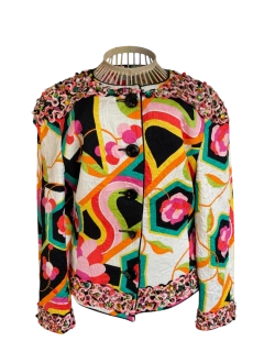 pestré dámské sako vel. 38