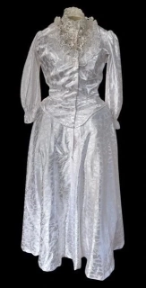 šaty šlechtična, nevěsta, anděl, Bílá paní vel. 36