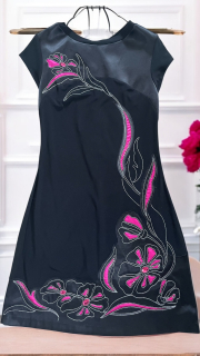 dívčí, dámské šaty v orient, gothic stylu vel. 12 LET-XXS