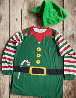 karnevalový kostým skřítek, trpaslík, Elf vel. 12 let