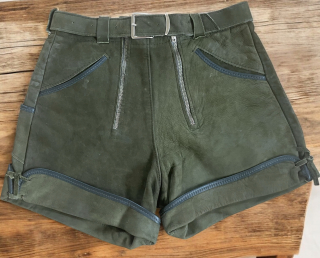 chlapecké kožené kraťasy prostý hoch, dirndl vel. 7-10 let