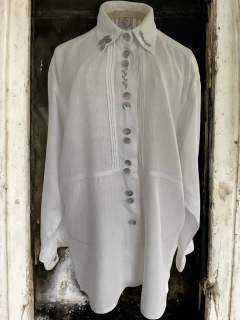 dámská lněná košile selském stylu vel. 40