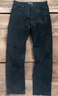 černé kožené kalhoty vel. S