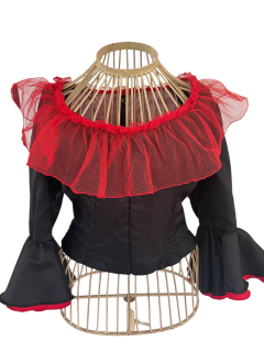 karnevalový kostým živůtek Španělka, dobový styl vel. 38/40 vada