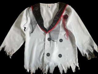 karnevaloý kostým sako DUCH, halloween vel. M