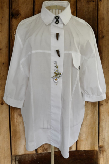 Dámská košile v mysliveckém, selském stylu vel. 40