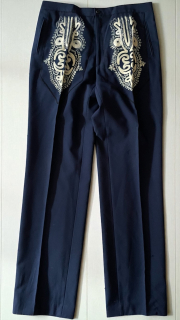 karnevalový kostým kalhoty v dobovém stylu, Husar ? M/L 