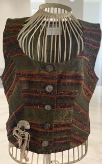 dámská vesta vestička v dobovém stylu vel. 38