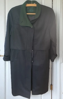 dámský kabát v selském, mysliveckém stylu vel. 42/44