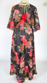 dámské šaty s kytkou retro vel. 36