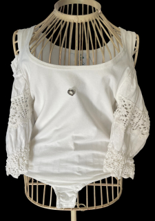 Dámská halenka body v dobovém, dirndl stylu vel. 