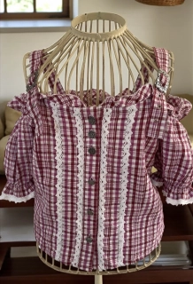 Dámská halenka v selském, country stylu vel. 38