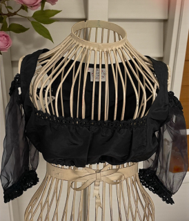 Dámský živůtek v dobovém, dirndl stylu vel. XXS