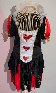 Karnevalový kostým šaty piková dáma vel. 42