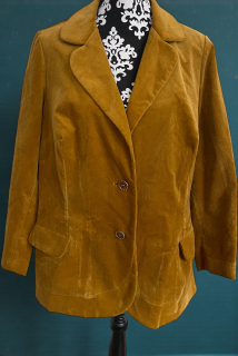 Dámské manžestrové sako vel. 40