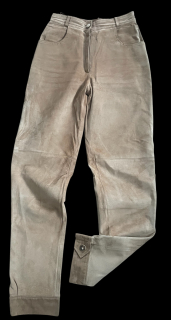 Dámské kožené kalhoty selské, western, kovbojka fvel. 36