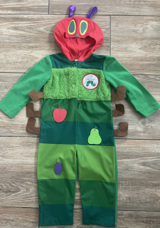 Karnevalový kostým housenka 2-3 roky