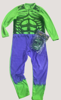 Karnevalový kostým pyžamo HULK vel.  M