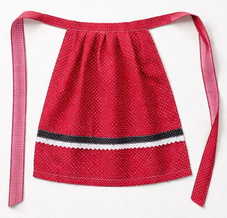 Dívčí zástěra v selském stylu vel. 128