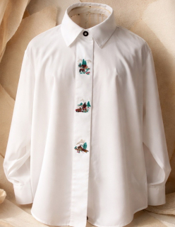 Dámská košile v selském stylu 42/44