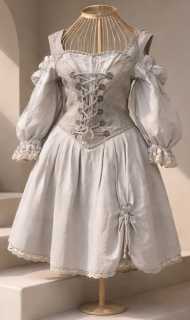 Dámské šaty v dobovém, selském stylu vel. 38