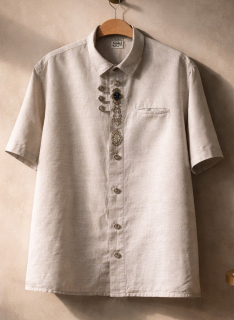 Pánská košile v selském stylu vel. XL