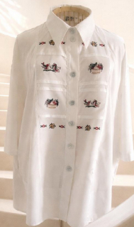 Dámská halenka v dobovém stylu vel. 42