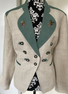 Dámské sako v selském, mysliveckém stylu vel. 40/42