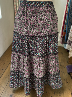 Dámská volánová sukně v selském, country, western stylu vel. 40