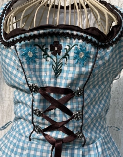 Dámské dirndl šaty, selský styl vel. XXS