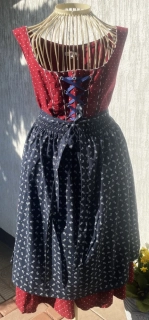 Dámské dirndl šaty, selský styl vel. 40