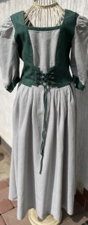 Dámské šaty v dobovém stylu vel. XS/S