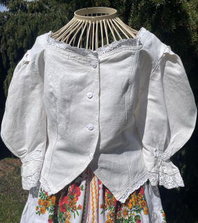 Dámská halenka v dobovém, selském stylu vel. 40/42