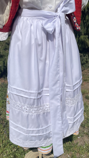 Dámská zástěra v selském, dobovém stylu vel.40-50