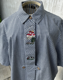 Dámská košile, halenka v selském, alpském stylu vel. 40