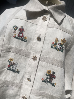 Dámská košile v selském stylu vel. 46