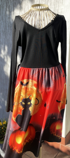 Karnevalový kostým šaty čarodějnice vel. 42