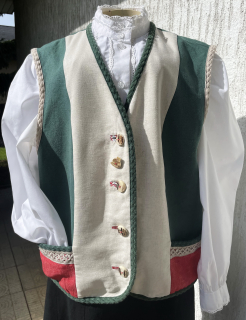 Dámská vesta v selském stylu vel. 40